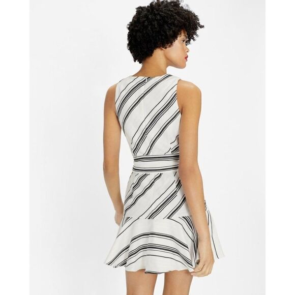 New Ted Baker | Aliicee Stripe Mini Dress - Picture 2 of 11